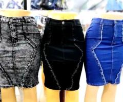 Denim skirts